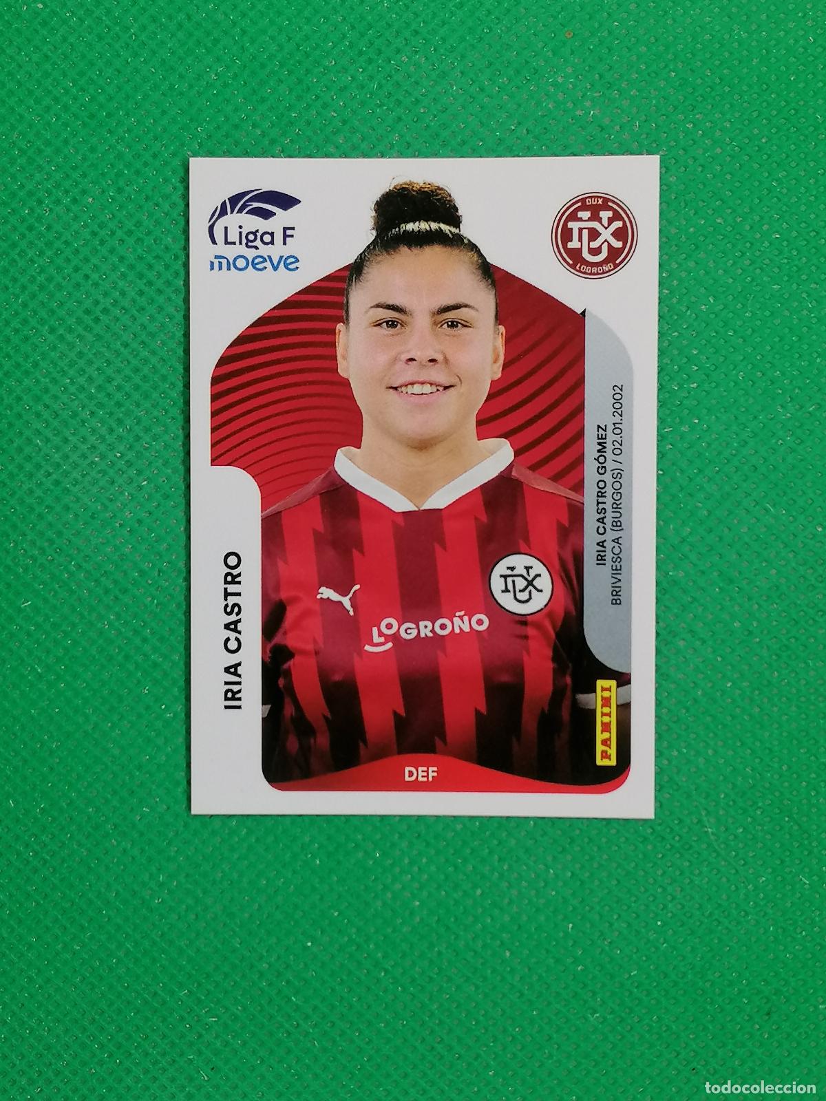 Figurine di Calcio: 149 IRIA CASTRO DUX LOGRO&Ntilde;O ⚽ PANINI LIGA FEMENINA F MOEVE 25 26 2025 2026 ⚽