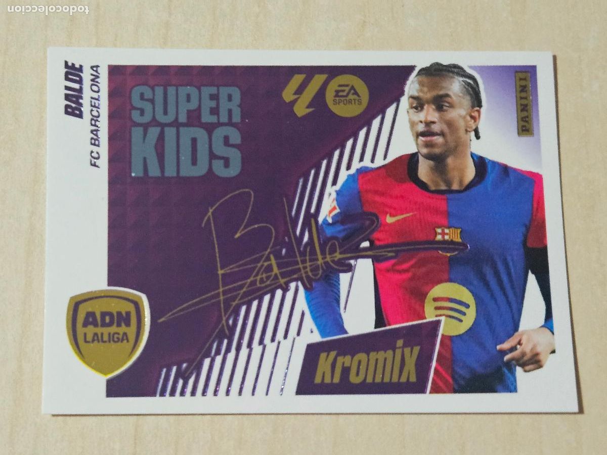 Cartes &agrave; collectionner de Football: KROMIX SUPER KIDS N&deg; 2 BALDE - BARCELONA - EDICIONES ESTE 2025-26 - 25/26 (NUEVO)