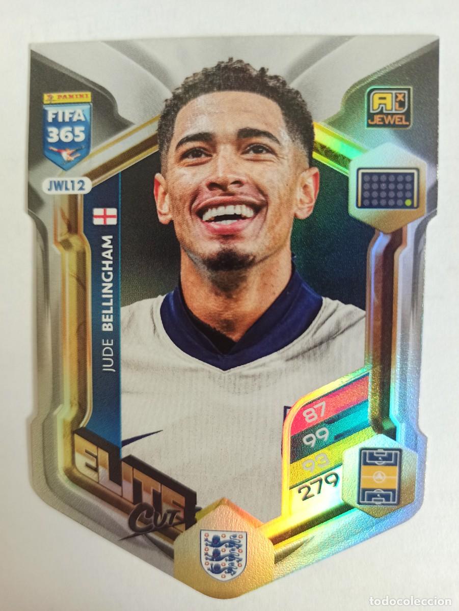 Cromos de F&uacute;tbol: CARD JWL12 ELITE CUT JUDE BELLINGHAM REAL MADRID ENGLAND - ADRENALYN FIFA 365 2025 2026 25 26 PANINI