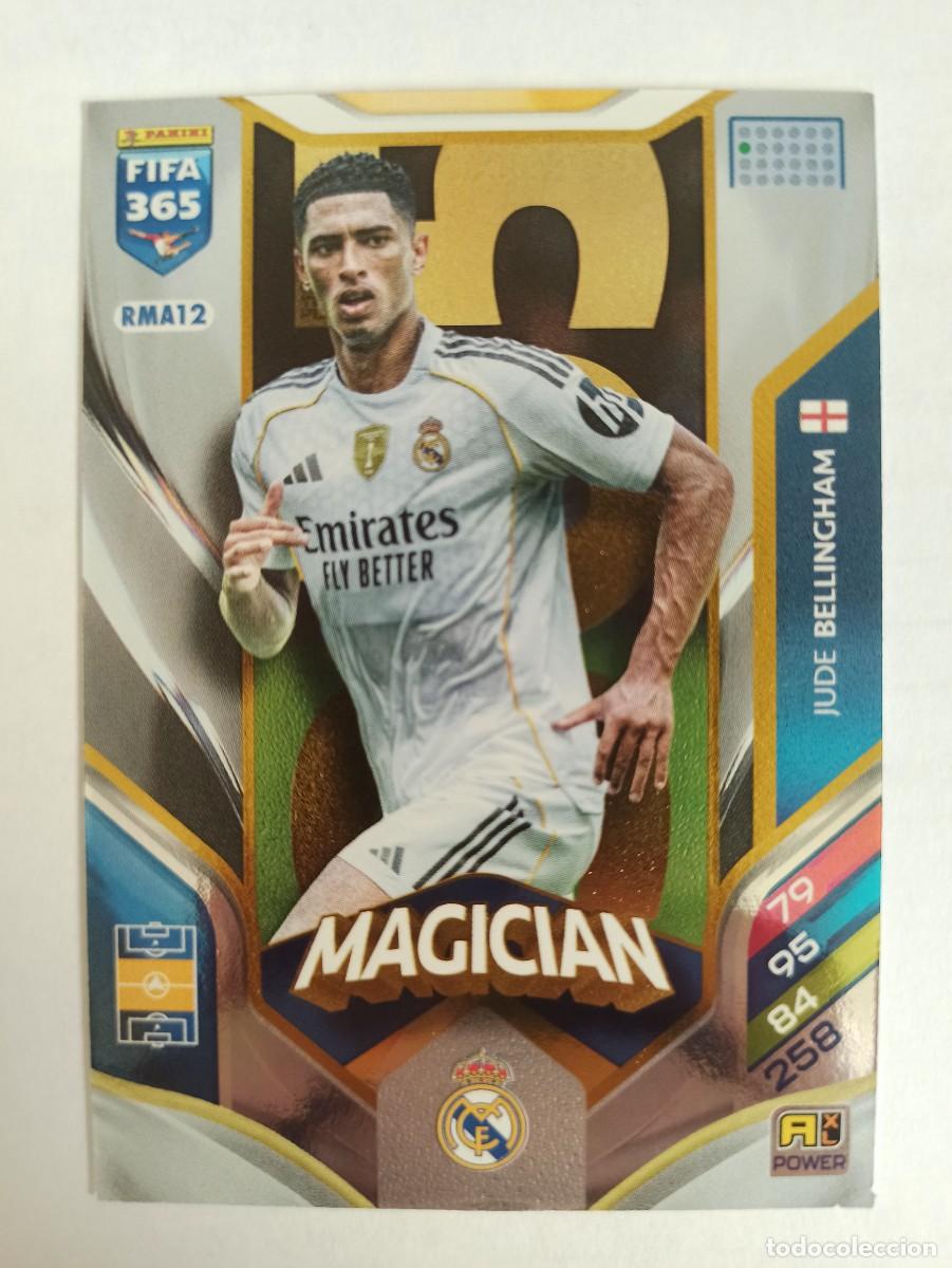 Cromos de Futebol: CARD RMA12 MAGICIAN JUDE BELLINGHAM REAL MADRID ENGLAND ADRENALYN XL FIFA 365 2025 2026 25 26 PANINI