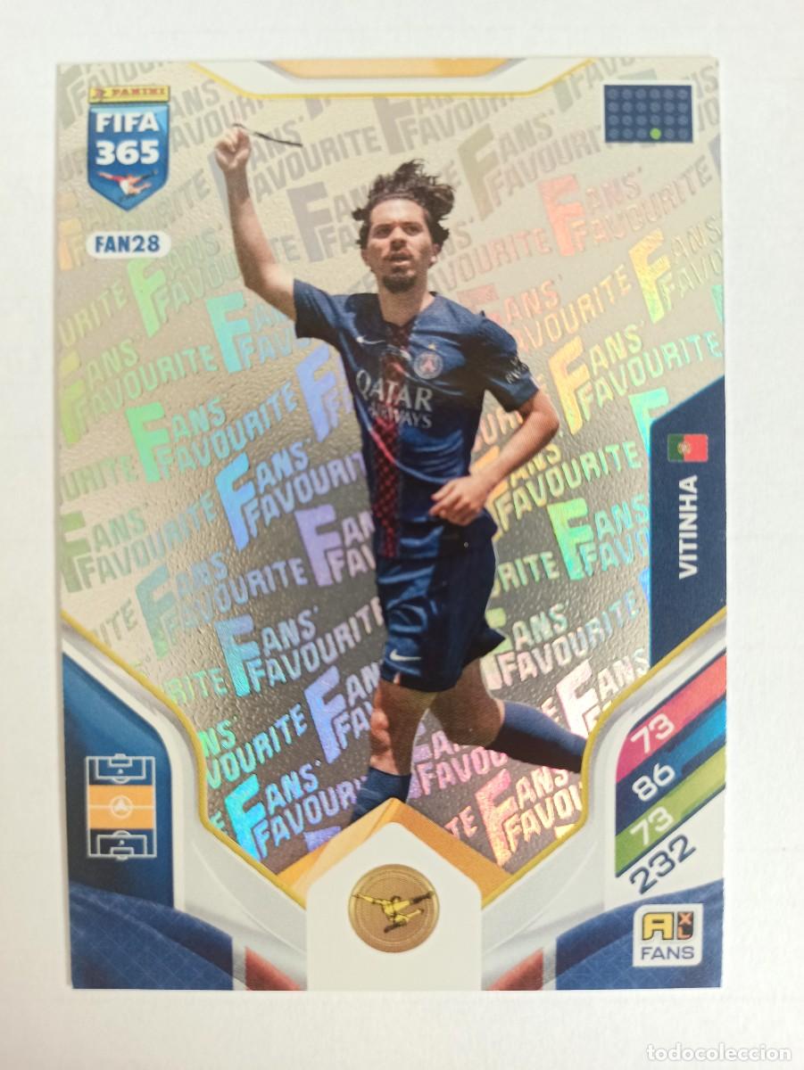 Cartes &agrave; collectionner de Football: CARD FAN28 FANS FAVOURITE VITINHA PSG PARIS PORTUGAL - ADRENALYN XL FIFA 365 2025 2026 25 26 PANINI