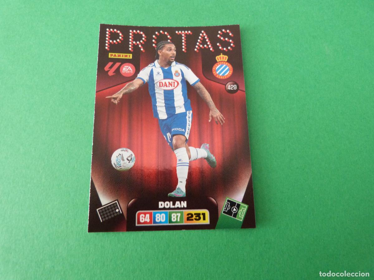 Cromos de F&uacute;tbol: TRADING CARD FUTBOL DOLAN R.C.D. ESPA&Ntilde;OL-ESPANYOL N&ordm; 429 LIGA ADRENALYN XL 2025-2026/25-26 PANINI
