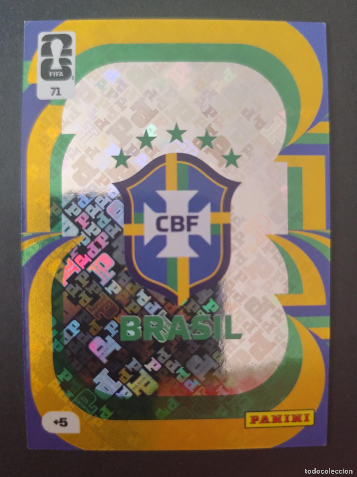 Cromos de F&uacute;tbol: 71 ESCUDO BRASIL ADRENALYN MUNDIAL FIFA WORLD CUP 2026 PANINI