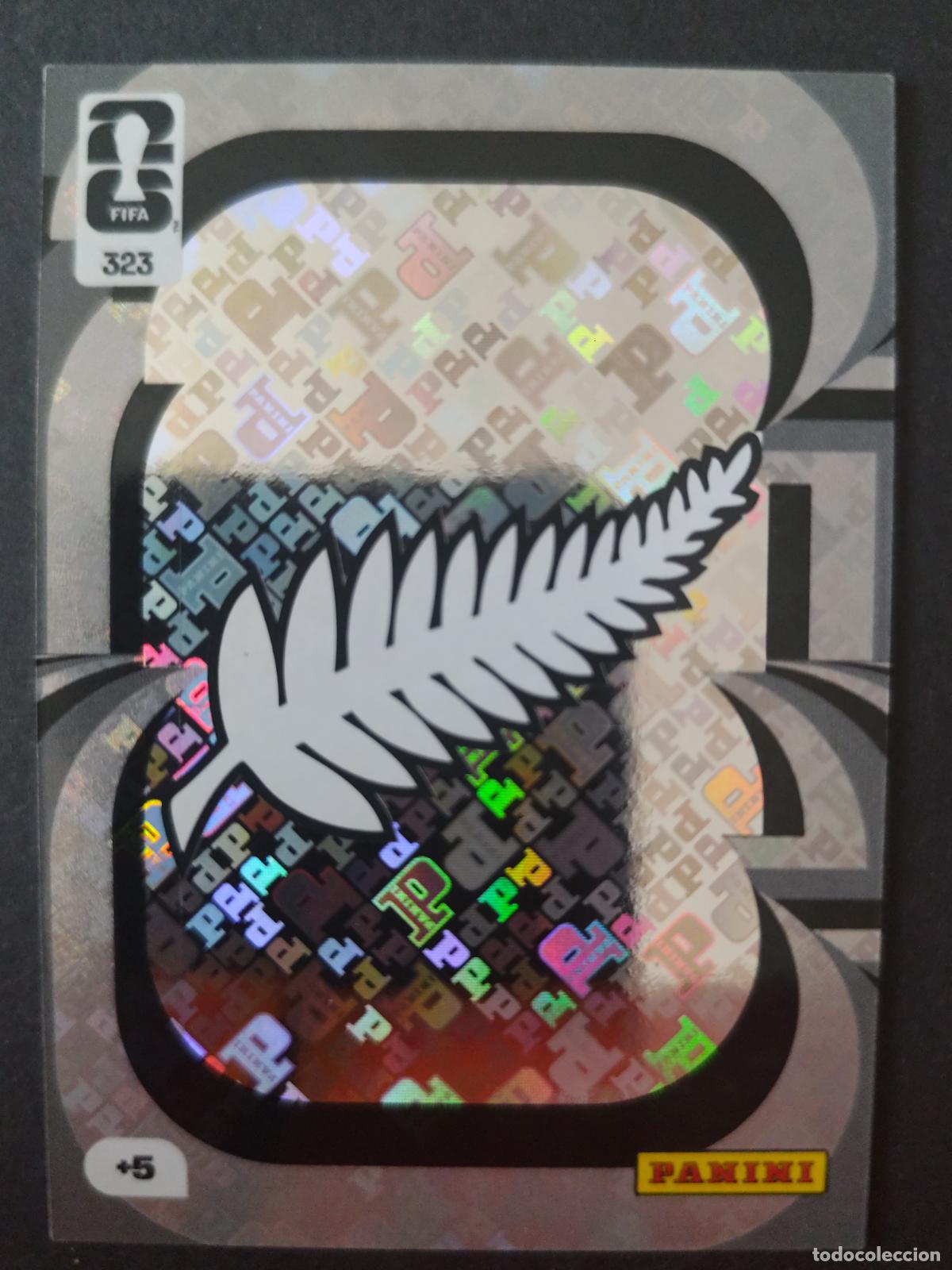 Cromos de F&uacute;tbol: 323 ESCUDO NUEVA ZELANDA ADRENALYN MUNDIAL FIFA WORLD CUP 2026 PANINI