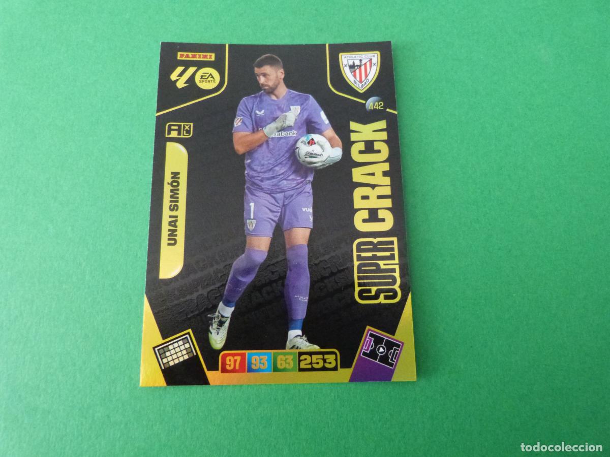 Cromos de F&uacute;tbol: TRADING CARD FUTBOL UNAI SIMON ATH. BILBAO N&ordm; 442 LIGA ADRENALYN XL 2025-2026/25-26 PANINI