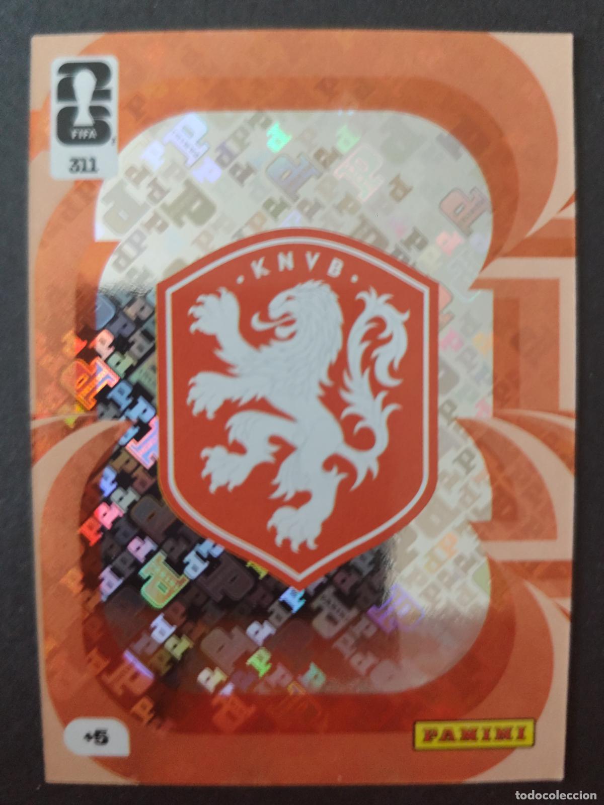 Cromos de F&uacute;tbol: 311 ESCUDO PA&Iacute;SES BAJOS HOLANDA ADRENALYN MUNDIAL FIFA WORLD CUP 2026 PANINI