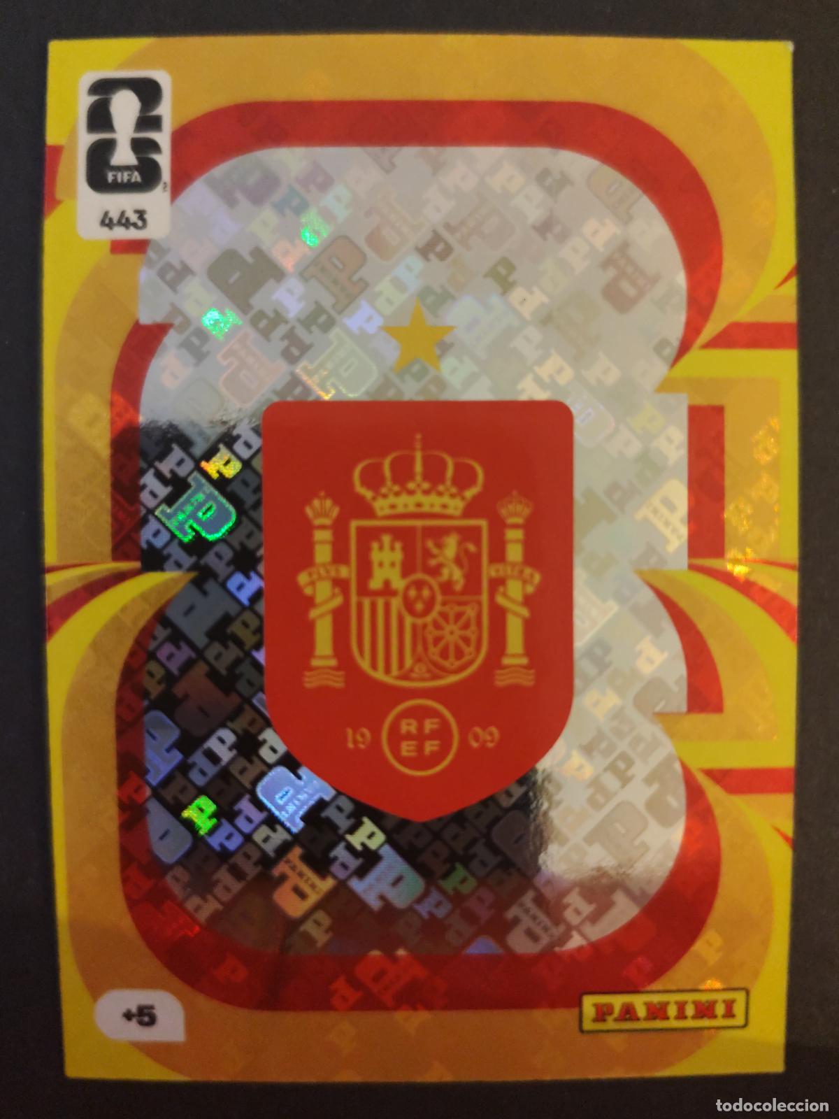 Cartes &agrave; collectionner de Football: 443 ESCUDO ESPA&Ntilde;A ADRENALYN MUNDIAL FIFA WORLD CUP 2026 PANINI