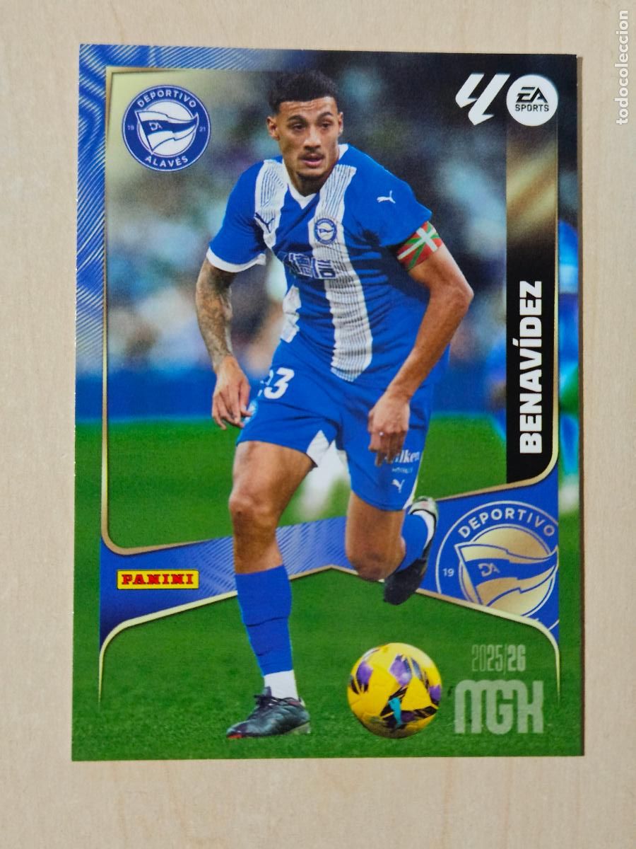 Cromos de Futebol: CROMO N&ordm; 27 BENAVIDEZ - MEGACRACKS 2025 26 - ALAVES