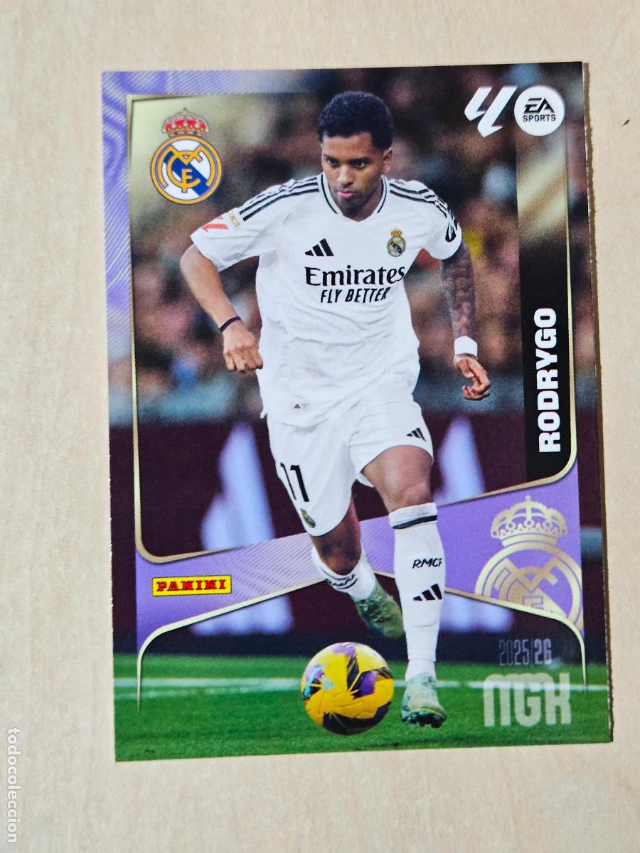 Cromos de Futebol: CROMO N&ordm; 233 RODRYGO - MEGACRACKS 2025 26 - REAL MADRID