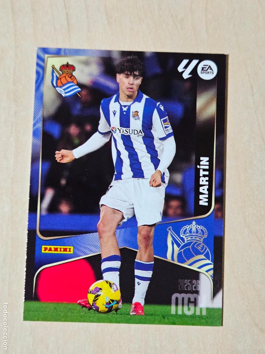 Cromos de F&uacute;tbol: CROMO N&ordm; 311 MARTIN - MEGACRACKS 2025 26 - REAL SOCIEDAD