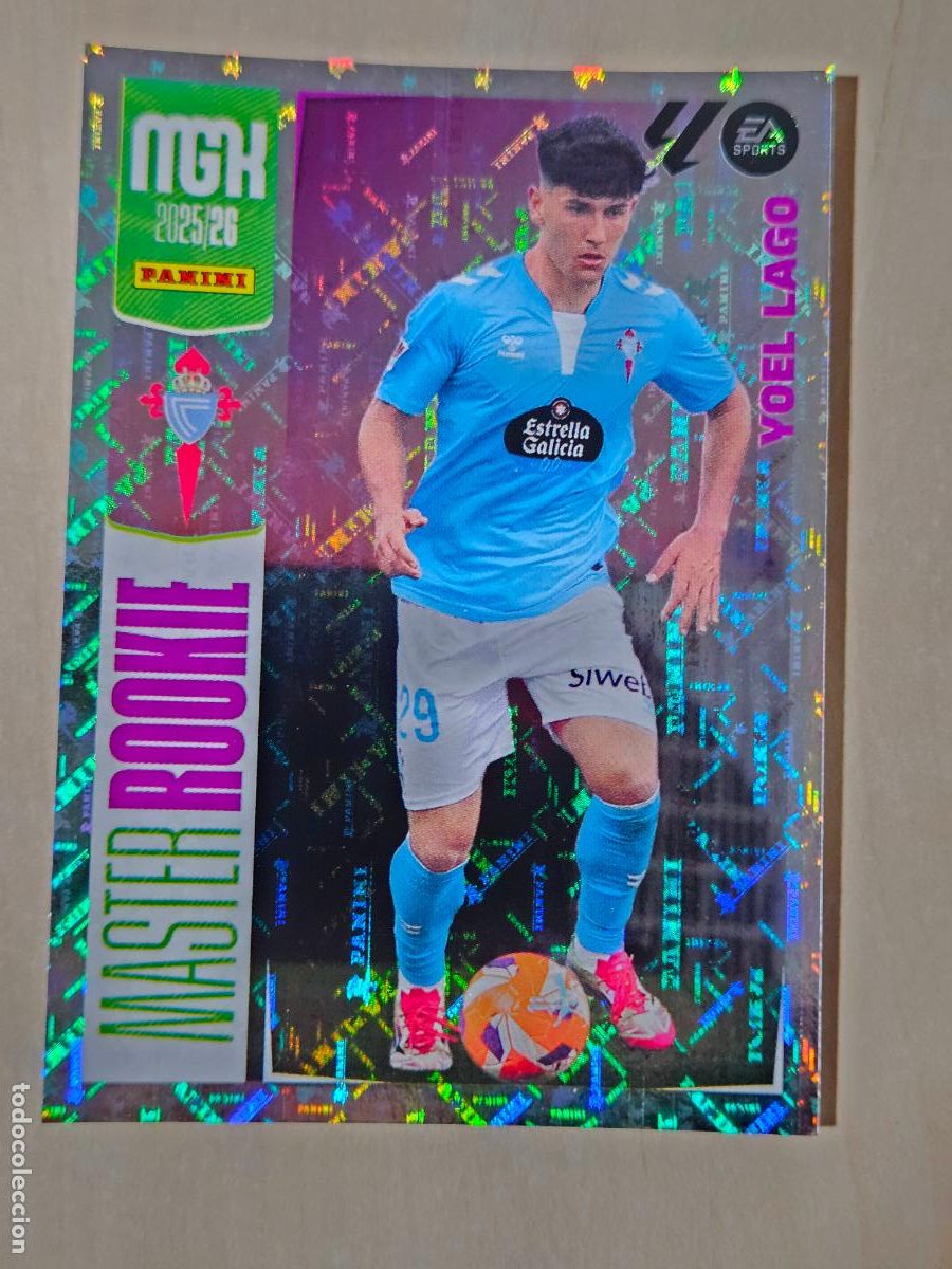 Cromos de F&uacute;tbol: CROMO N&ordm; 423 YOEL LAGO - MEGACRACKS 2025 26 - MASTER ROOKIE
