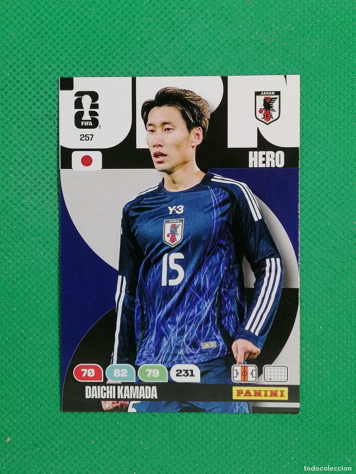 Cromos de F&uacute;tbol: 257 DAICHI KAMADA JAPON HERO ⚽ PANINI ADRENALYN FIFA WORLD CUP 26 2026 ⚽