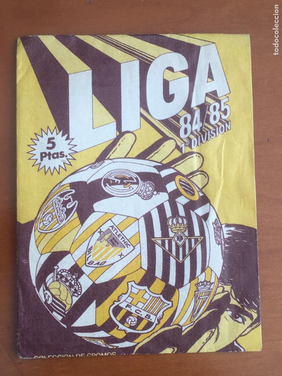 Cromos de F&uacute;tbol: liga 84 85 1984 1985 ediciones este sobre de cromos sin abrir cerrado