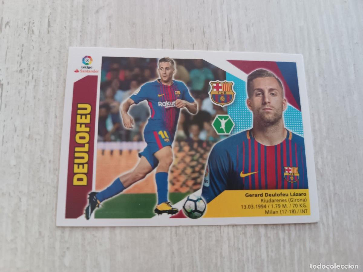 Cromos de Futebol: DEULOFEU COLOCA NUNCA PEGADO LIGA ESTE 2017 2018 17 18