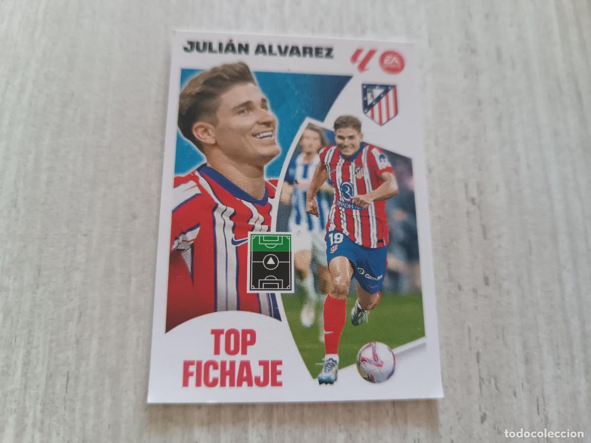 Cromos de F&uacute;tbol: JULI&Aacute;N &Aacute;LVAREZ TOP FICHAJE 68 LIGA ESTE 2024 2025 24 25. NUNCA PEGADO