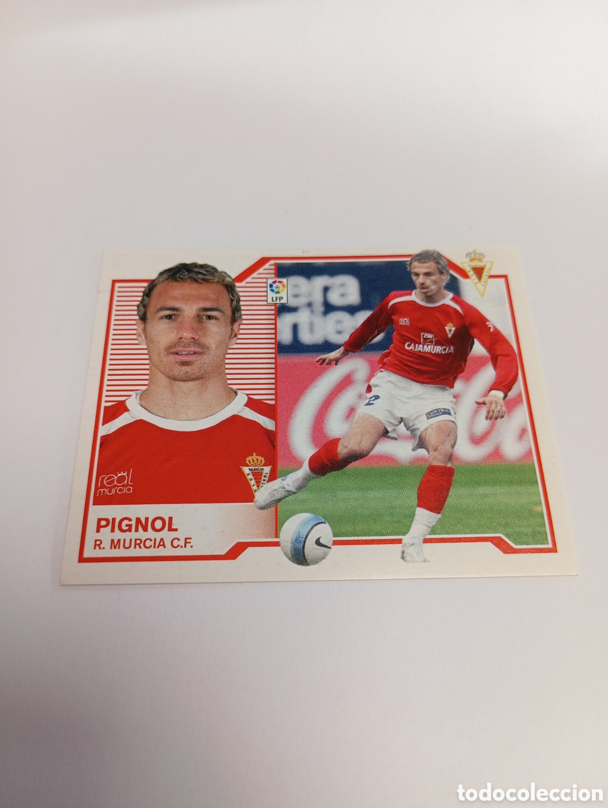 Figurine di Calcio: PIGNOL Murcia Liga Este 2007 2008 PANINI 07 08