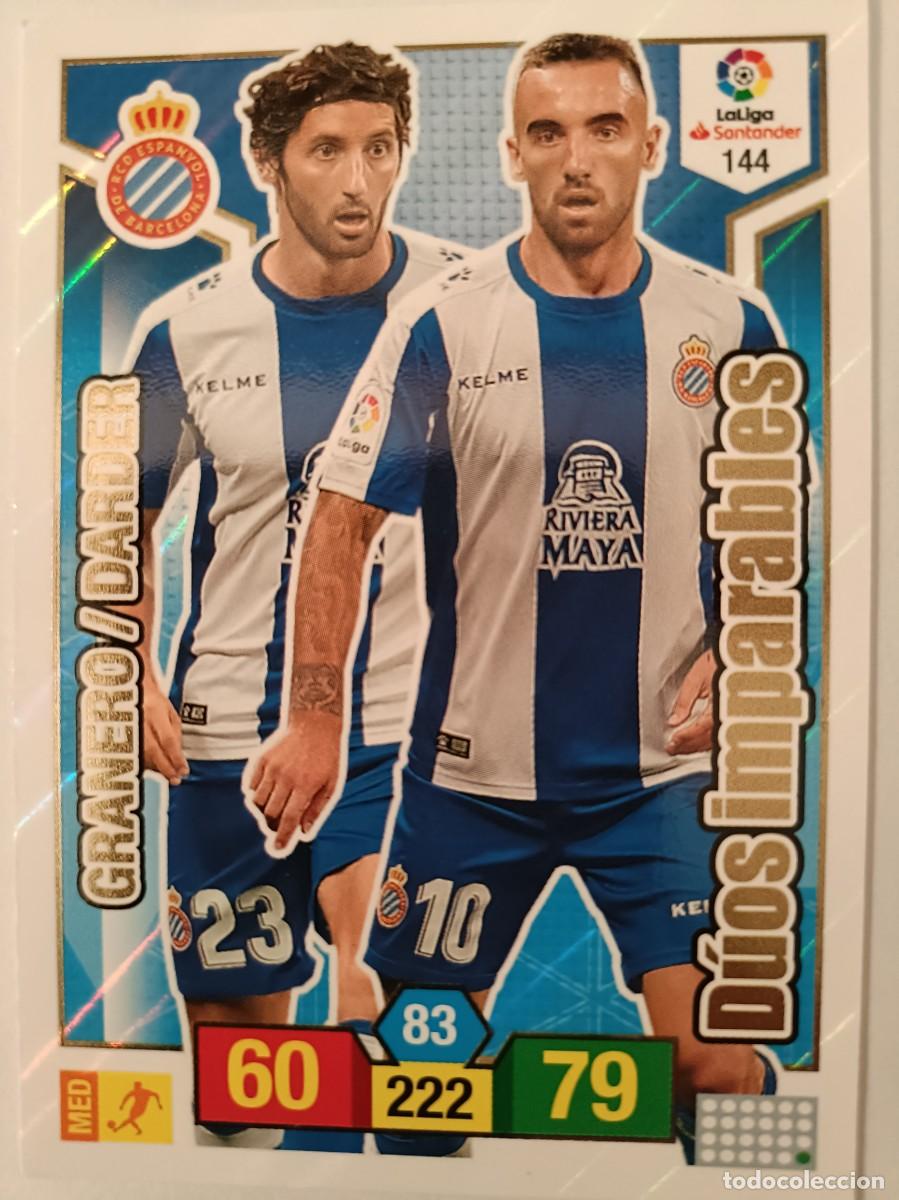 Cromos de F&uacute;tbol: #144 GRANERO/DARDER (DUOS IMPARABLES) R.C.D. ESPANYOL ADRENALYN 18/19 PANINI