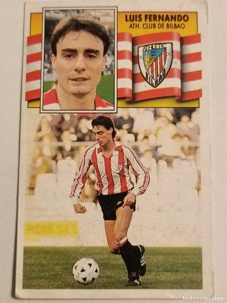 Figurine di Calcio: LUIS FERNANDO ATHLETIC BILBAO LIGA 90/91 ESTE