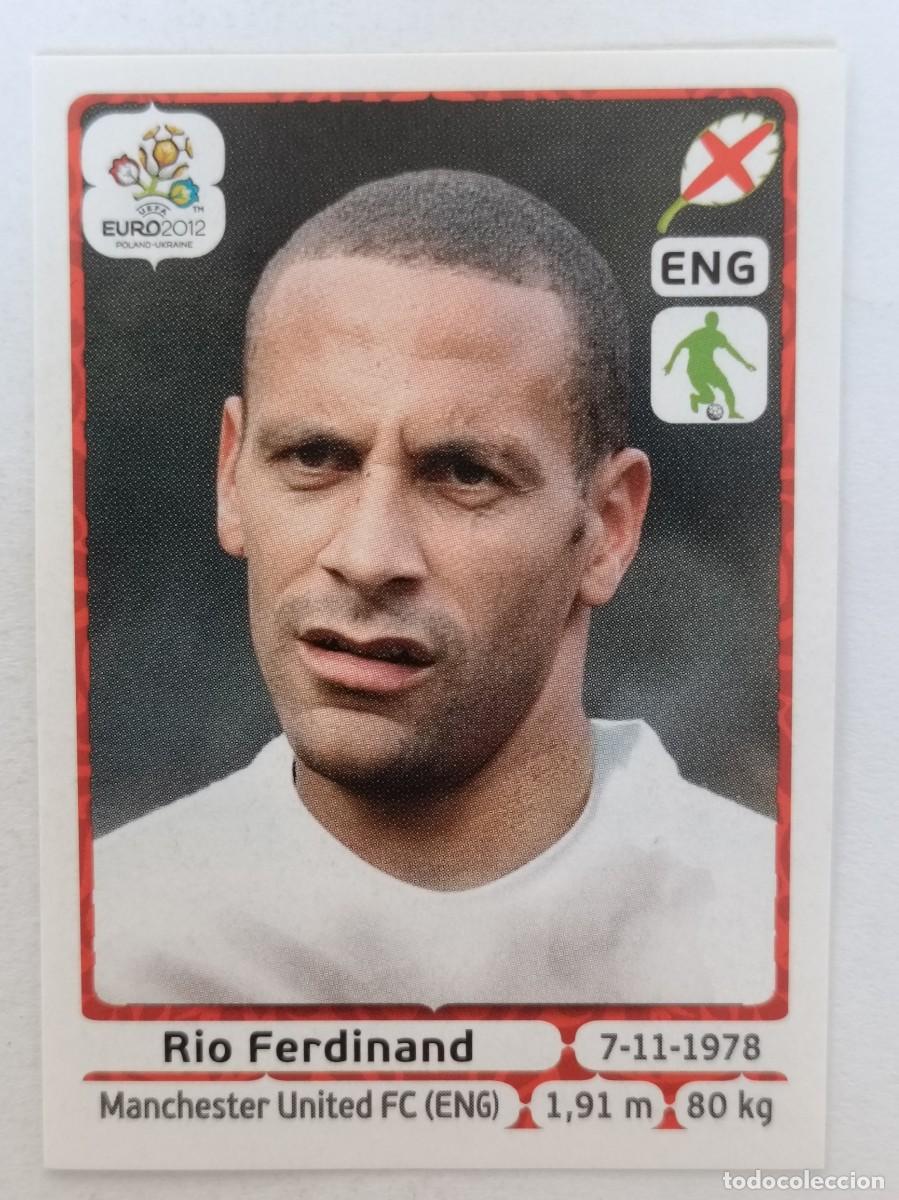 Cromos de Futebol: #494 RIO FERDINAND INGLATERRA EURO 2012 POLONIA-UCRANIA PANINI