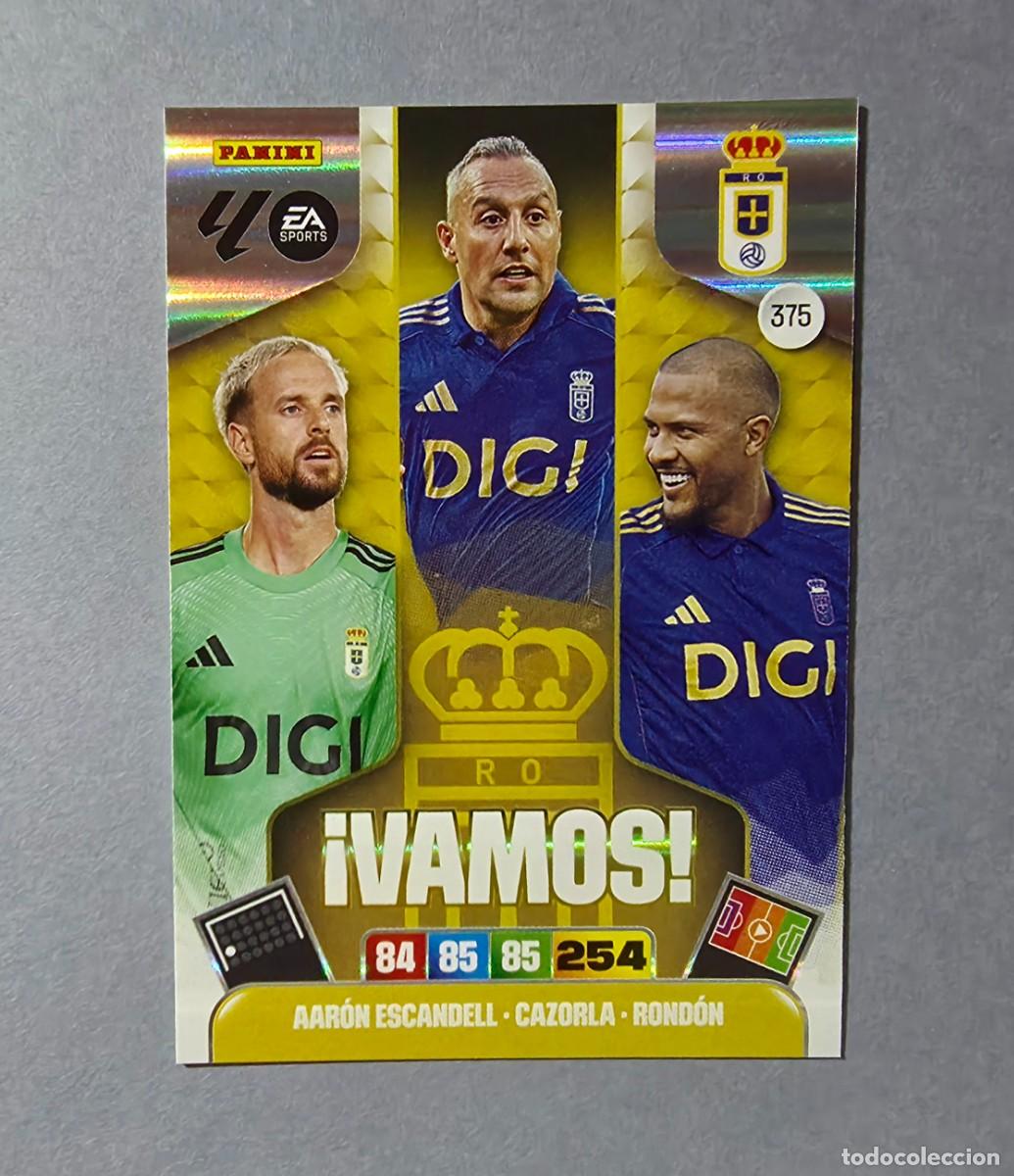 Cromos de F&uacute;tbol: 375 VAMOS - OVIEDO - ADRENALYN XL 2025-26 - 25/26 (NUEVO)