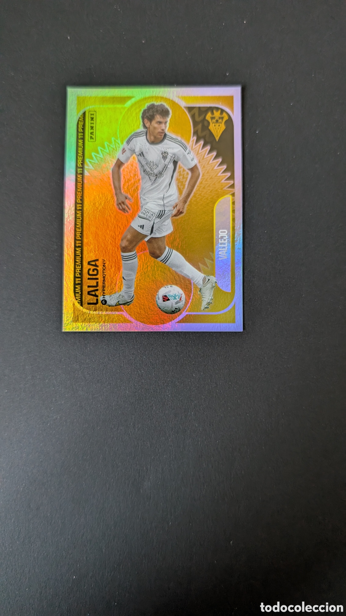 Cromos de Futebol: VALLEJO ALBACETE PREMIUM HYPERMOTION SEGUNDA 2 DIVISION LIGA 2025/2026 25 26 NUNCA PEGADO SIN PEGAR