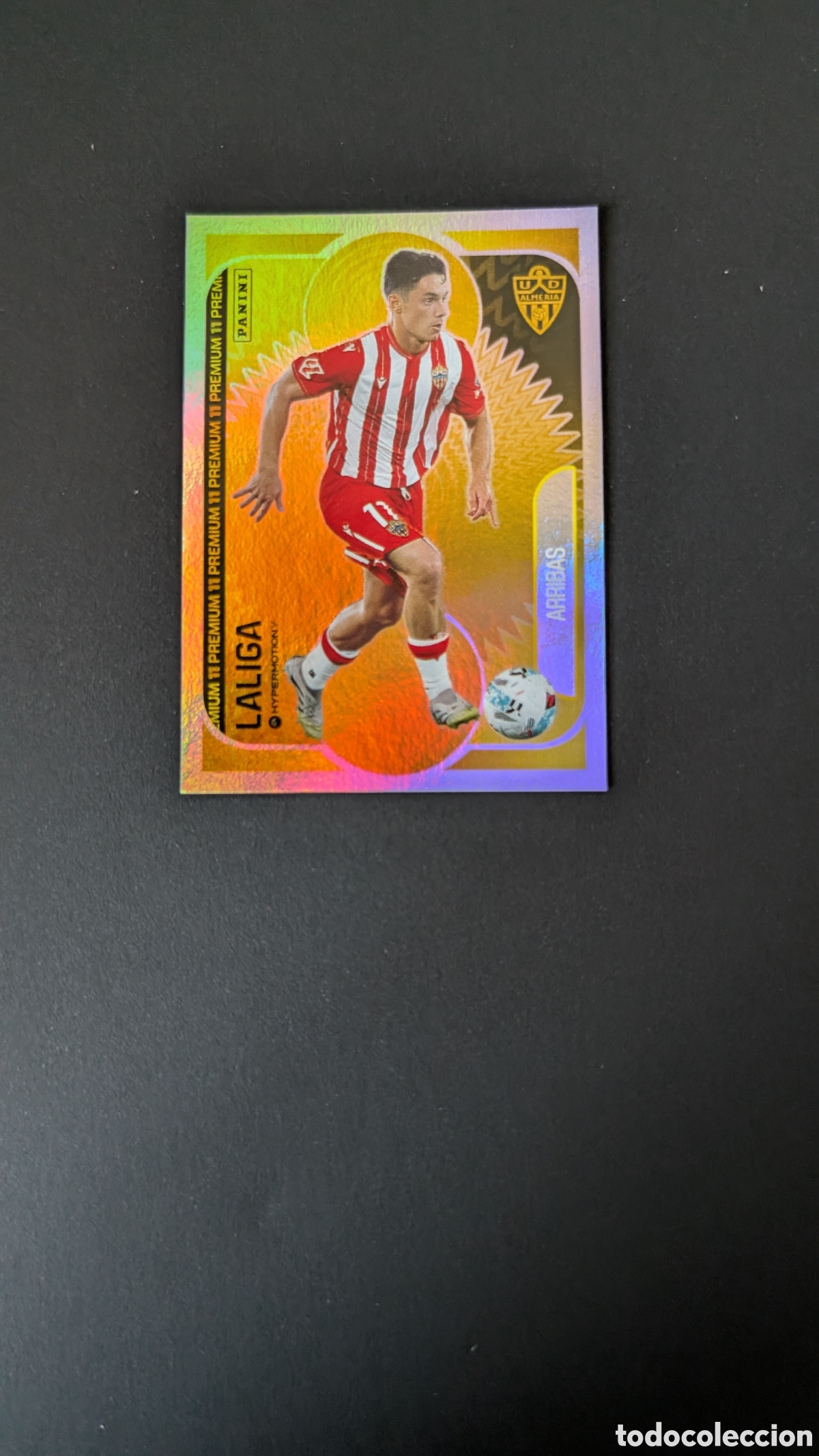 Cromos de Futebol: ARRIBAS ALMERIA PREMIUM HYPERMOTION SEGUNDA 2 DIVISION LIGA 2025/2026 25 26 NUNCA PEGADO SIN PEGAR