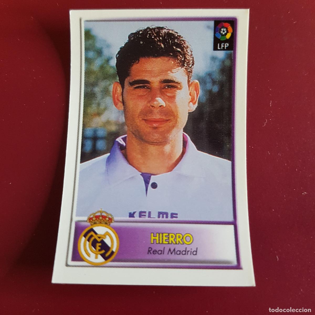 Fu&szlig;ball-Sticker: BOLLYCAO - FUTBOL 97 98 - 1997 1998 - R MADRID - HIERRO - 102 - NUNCA PEGADO