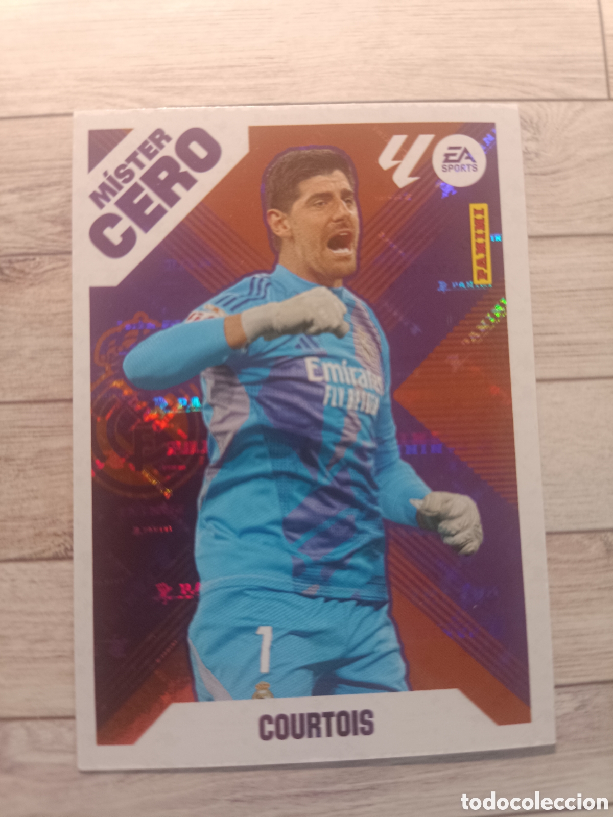 Cromos de F&uacute;tbol: 2 COURTOIS REAL MADRID MISTER CERO LIGA ESTE 2025 2026 PANINI 25 26