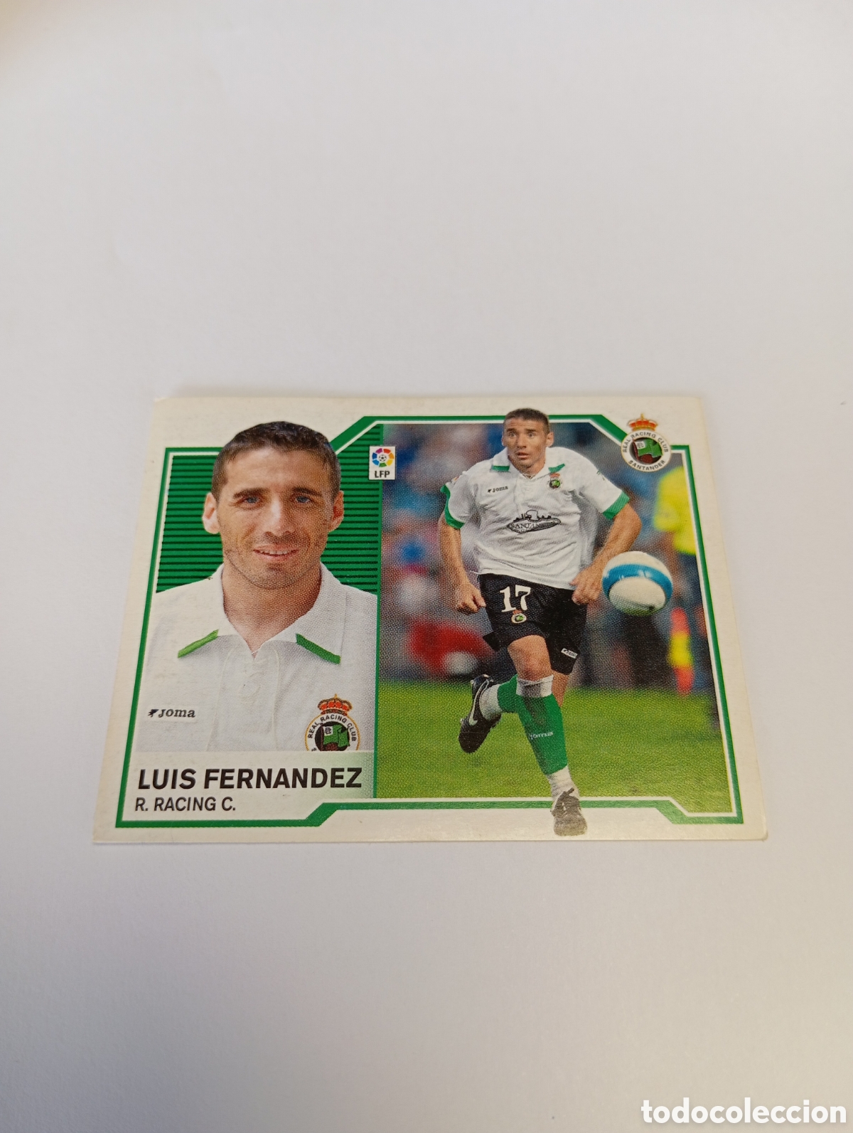 Cromos de F&uacute;tbol: LUIS FERN&Aacute;NDEZ Racing Liga Este 2007 2008 PANINI 07 08
