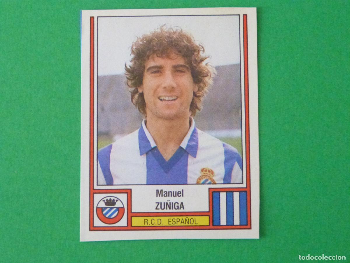Cromos de F&uacute;tbol: CROMO FUTBOL ZU&Ntilde;IGA R.C.D. ESPA&Ntilde;OL-ESPANYOL RECORTADO N&ordm; 102 LIGA FUTBOL 83/1983 FIGURINE PANINI