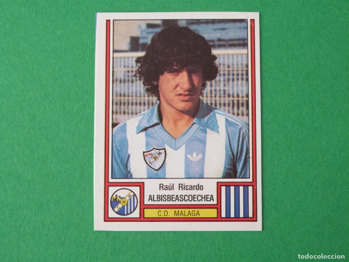 Cromos de F&uacute;tbol: CROMO FUTBOL ALBISBEASCOECHEA MALAGA C.F. RECORTADO N&ordm; 158 LIGA FUTBOL 83/1983 FIGURINE PANINI