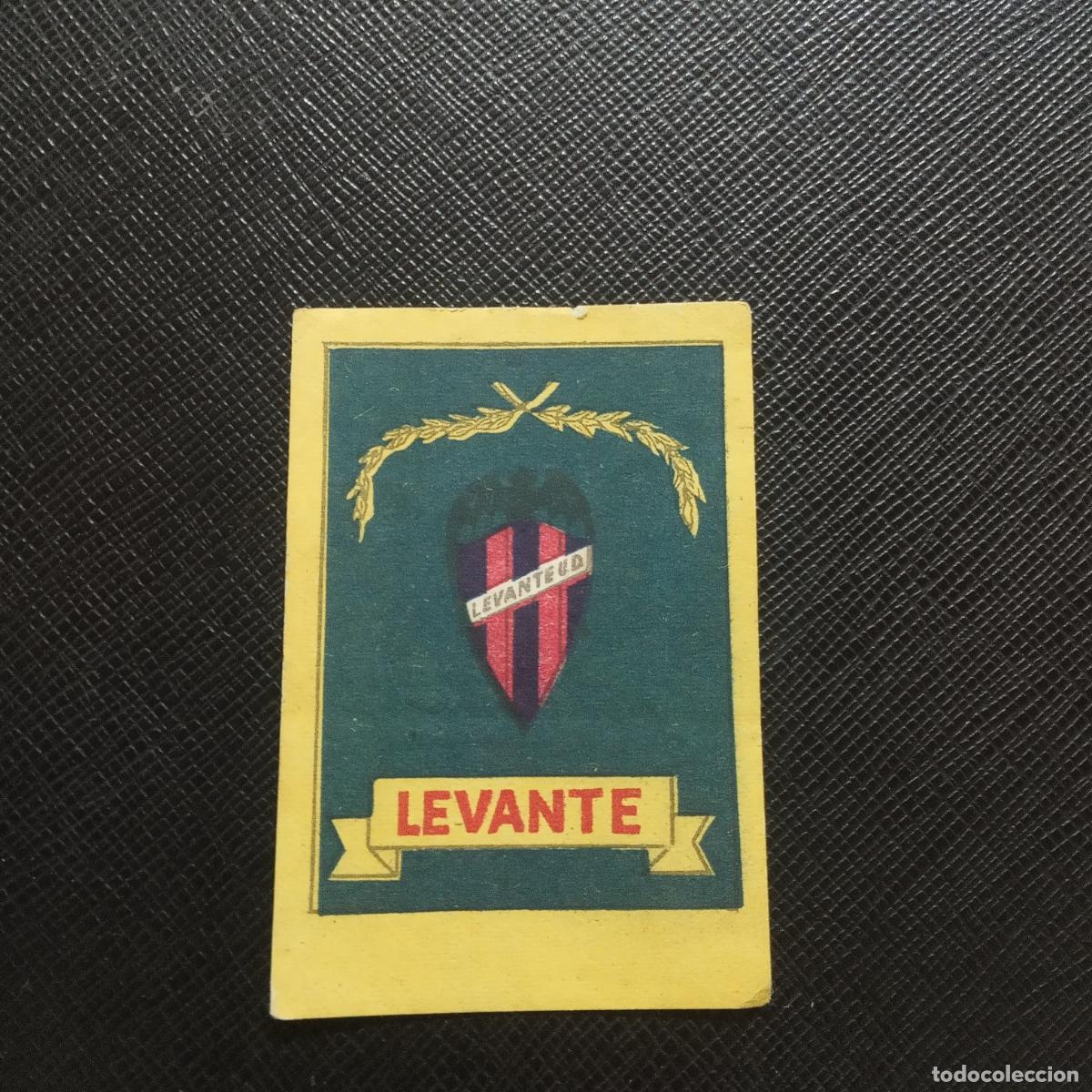 Cromos de Futebol: ESCUDO LEVANTE BRUGUERA 1950 1951 CROMO FUTBOL 50 51 LIGA - SIN PEGAR - A196 PG64