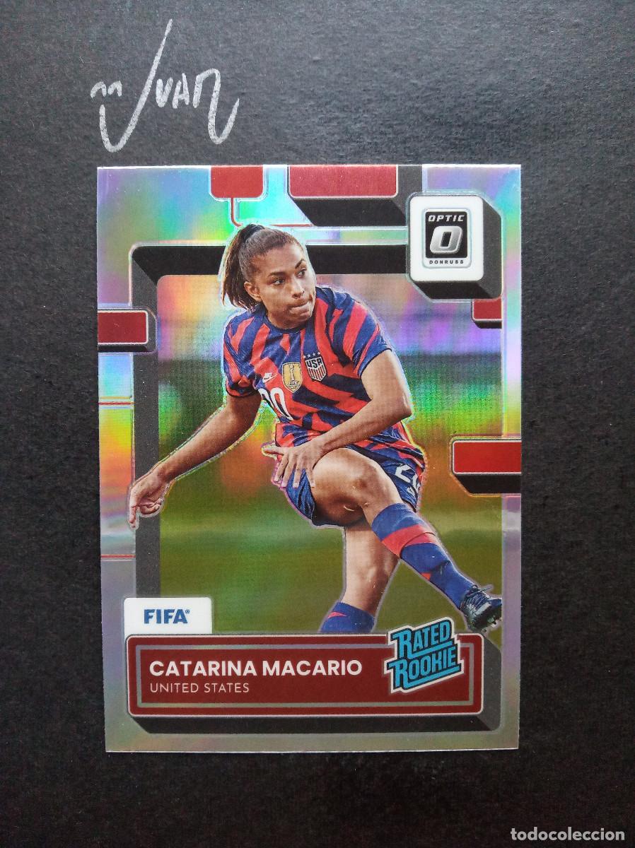 Cromos de F&uacute;tbol: 191 OPTIC HOLO RATED ROOKIE CATARINA MACARIO UINTED STATES ⚽ PANINI &reg; DONRUSS FIFA 2022 2023 22 23