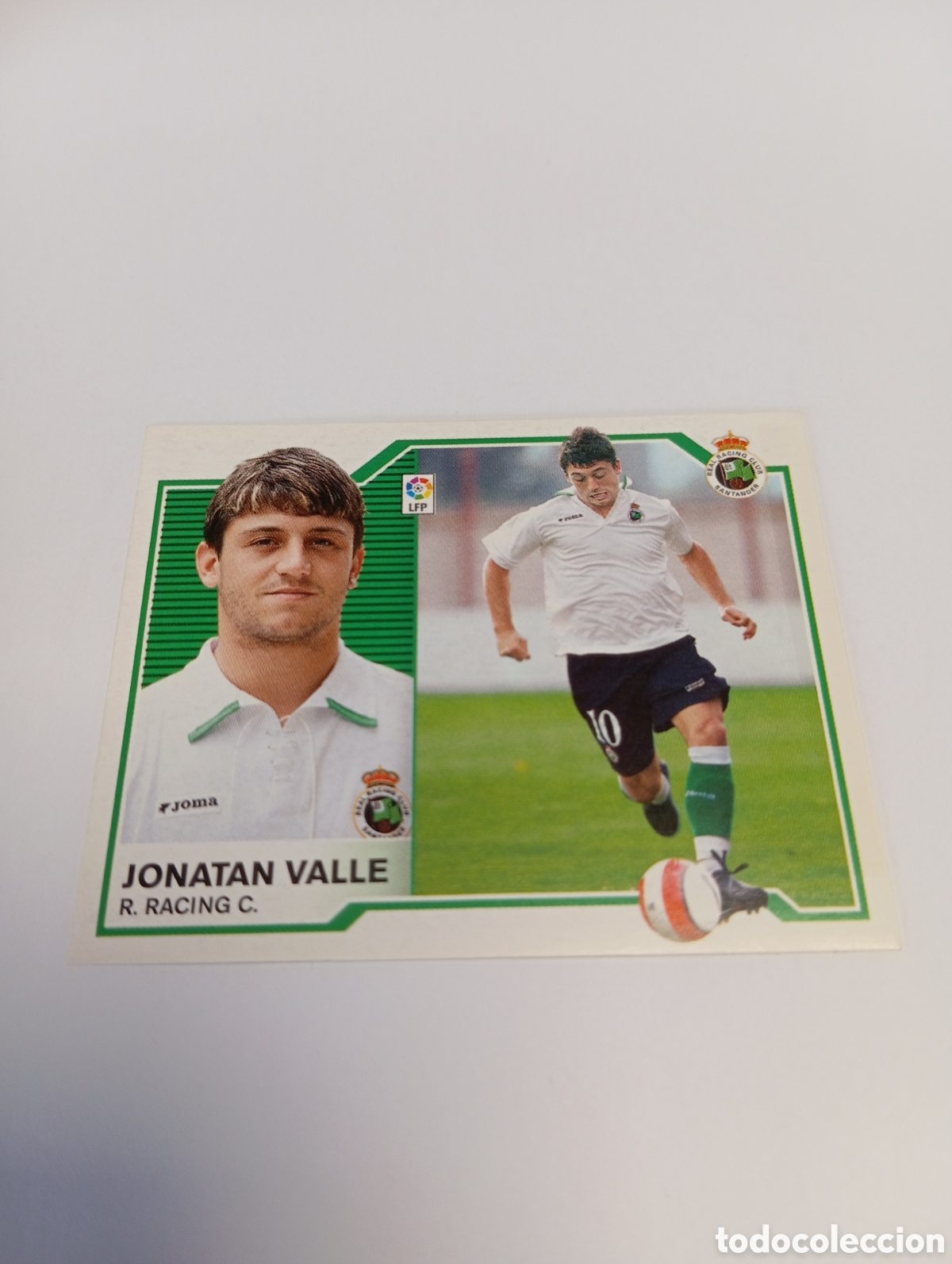 Fu&szlig;ball-Sticker: JONATAN VALLE COLOCA Racing Liga Este 2007 2008 PANINI 07 08