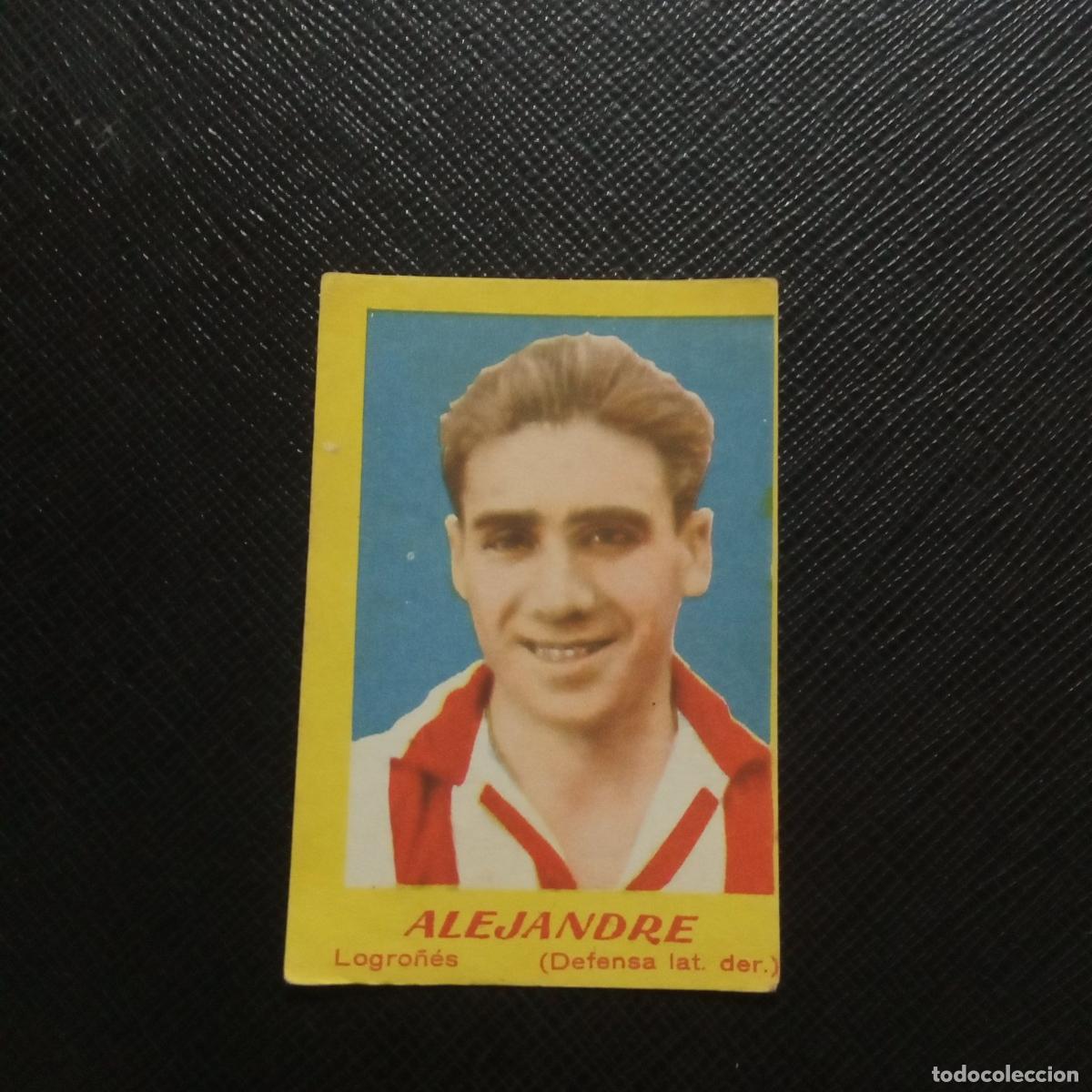 Fu&szlig;ball-Sticker: ALEJANDRE LOGRO&Ntilde;ES BRUGUERA 1950 1951 CROMO FUTBOL 50 51 LIGA - DESPEGADO - A196 PG69