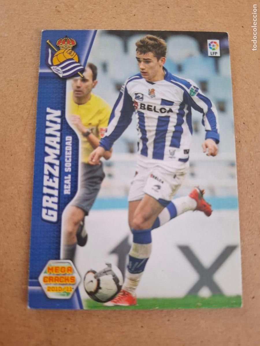 Fu&szlig;ball-Sticker: MEGACRACKS 2010 2011 10 11 - PANINI - 267 GRIEZMANN - REAL SOCIEDAD