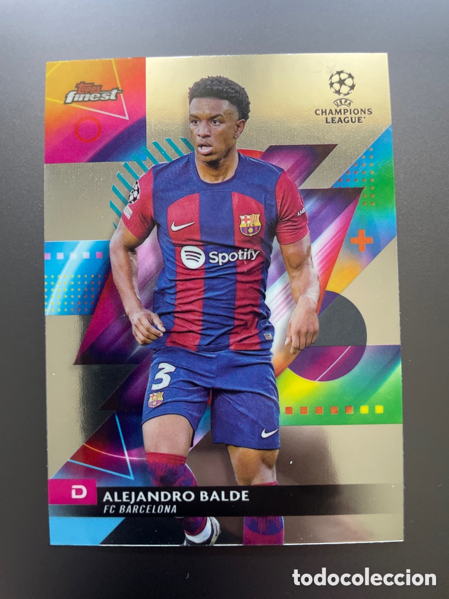 Cromos de F&uacute;tbol: Balde 1 Topps Finest UCC 2023-24 FC Barcelona