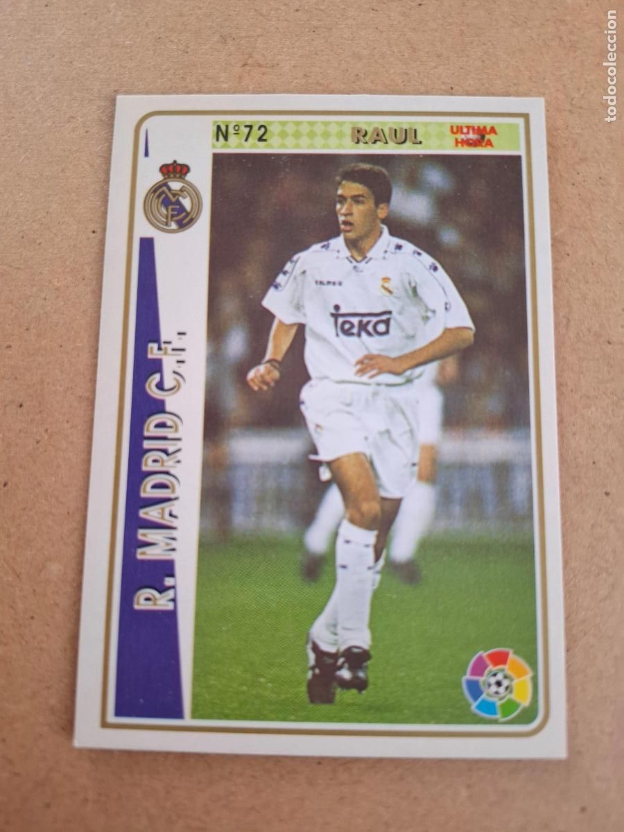 Cromos de F&uacute;tbol: MUNDICROMO 1994 1995 94 95 - UH 72 RA&Uacute;L ( ROOKIE CARD ) - REAL MADRID
