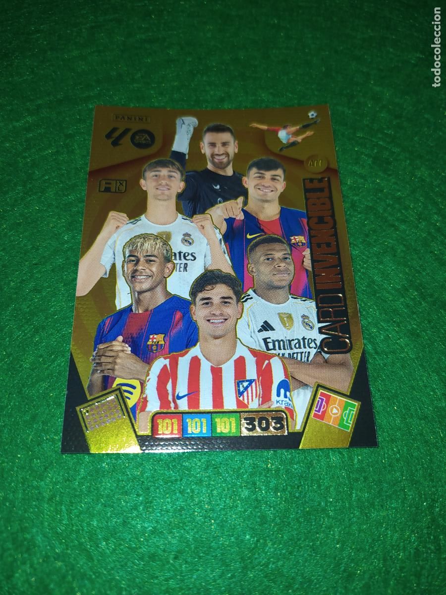 Cartes &agrave; collectionner de Football: adrenalyn xl 2025 2026 codigo sin activar CARD INVENCIBLE N&ordm; 477