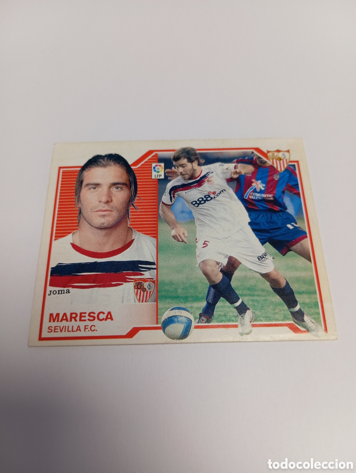 Cromos de F&uacute;tbol: MARESCA Sevilla Liga Este 2007 2008 PANINI 07 08