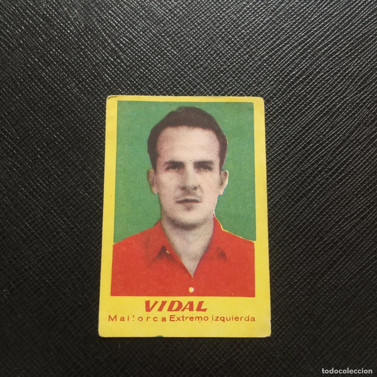 Cromos de F&uacute;tbol: VIDAL MALLORCA BRUGUERA 1950 1951 CROMO FUTBOL 50 51 LIGA - DESPEGADO - A196 PG70