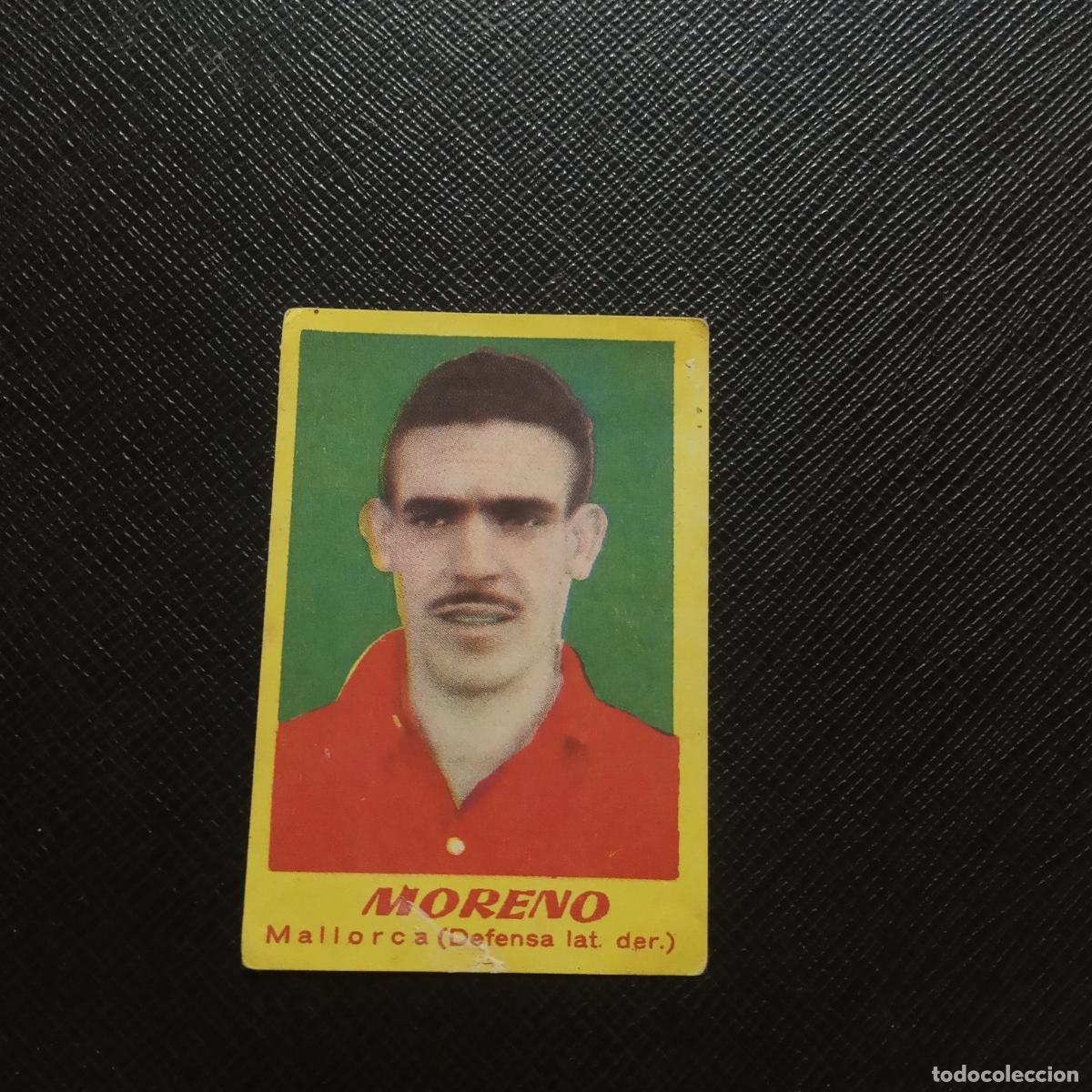 Cromos de F&uacute;tbol: MORENO MALLORCA BRUGUERA 1950 1951 CROMO FUTBOL 50 51 LIGA - DESPEGADO - A196 PG70