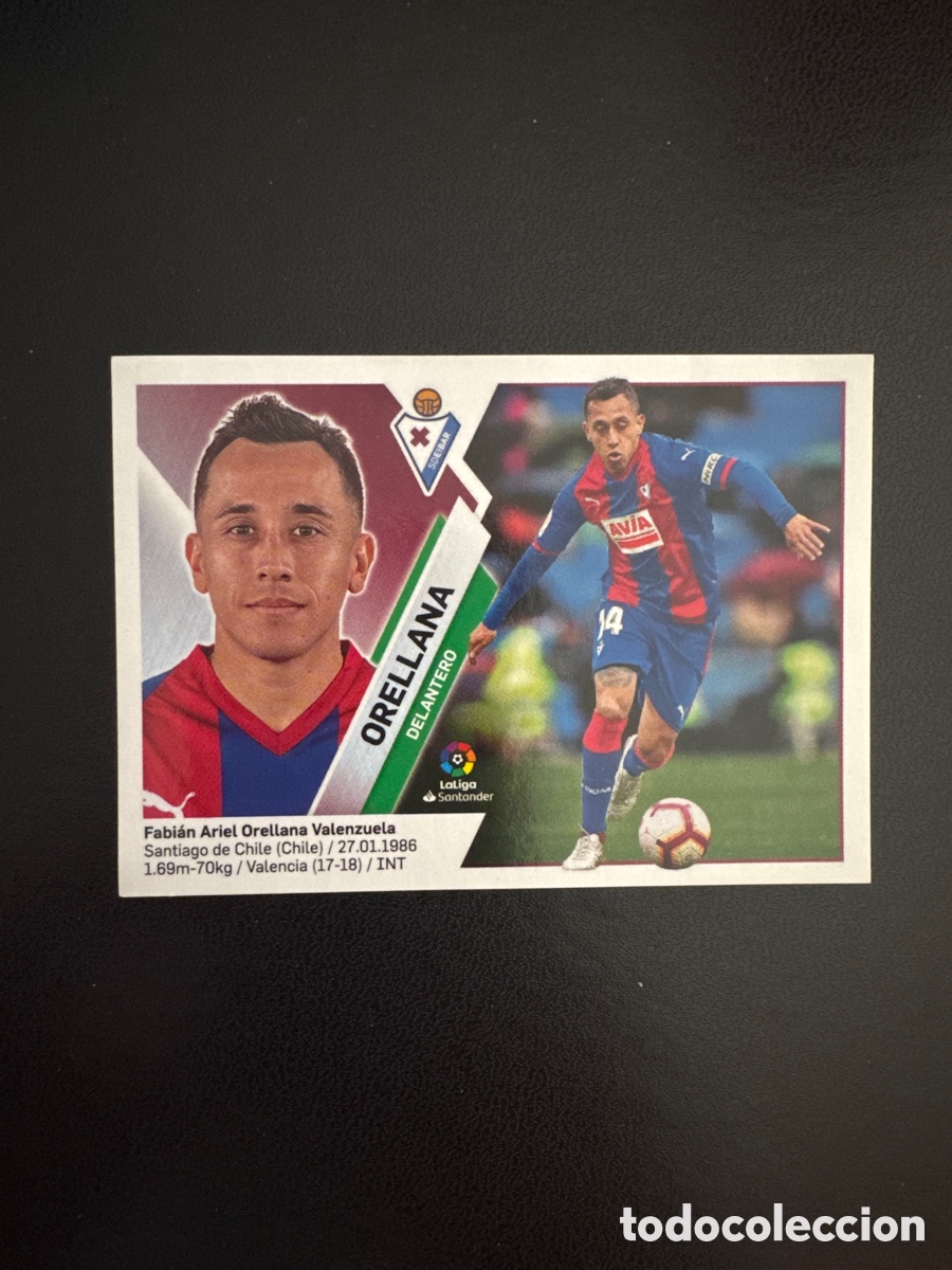 Figurine di Calcio: ORELLANA NUMERO 13 EIBAR LIGA ESTE 2019 2020