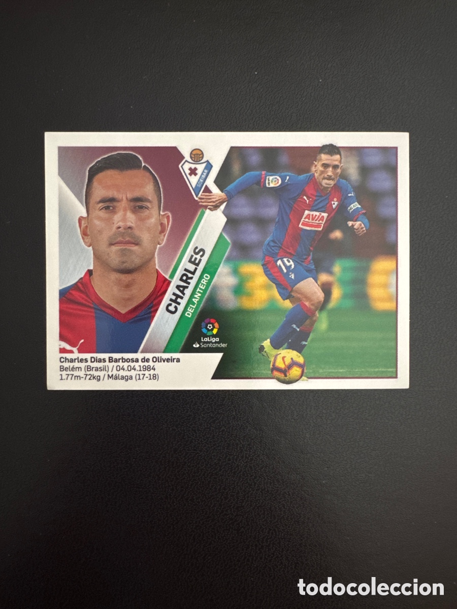 Cromos de f&uacute;tbol: CHARLES NUMERO 16 EIBAR LIGA ESTE 2019 2020 - Foto 1