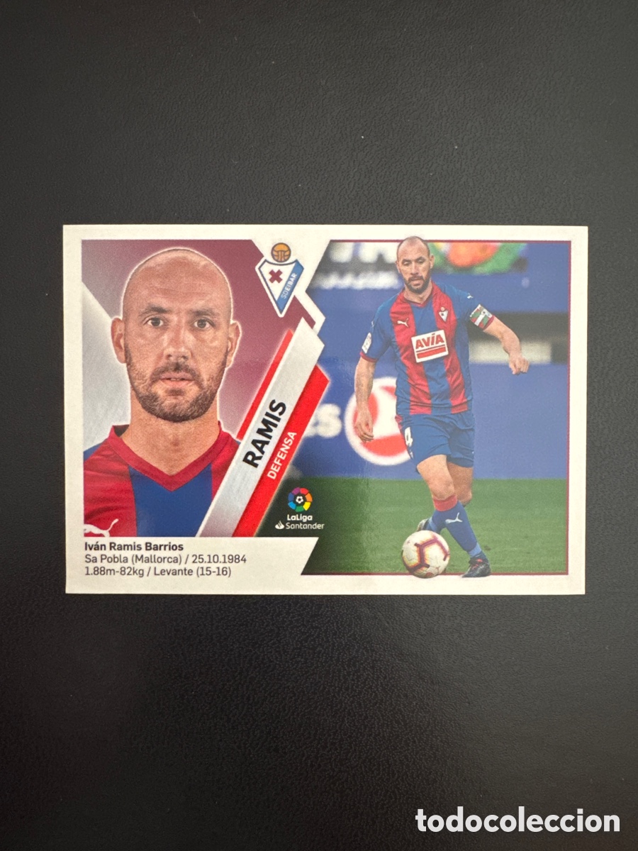 Cromos de Futebol: RAMIS EIBAR N&Uacute;MERO 4 LIGA ESTE 2019 2020