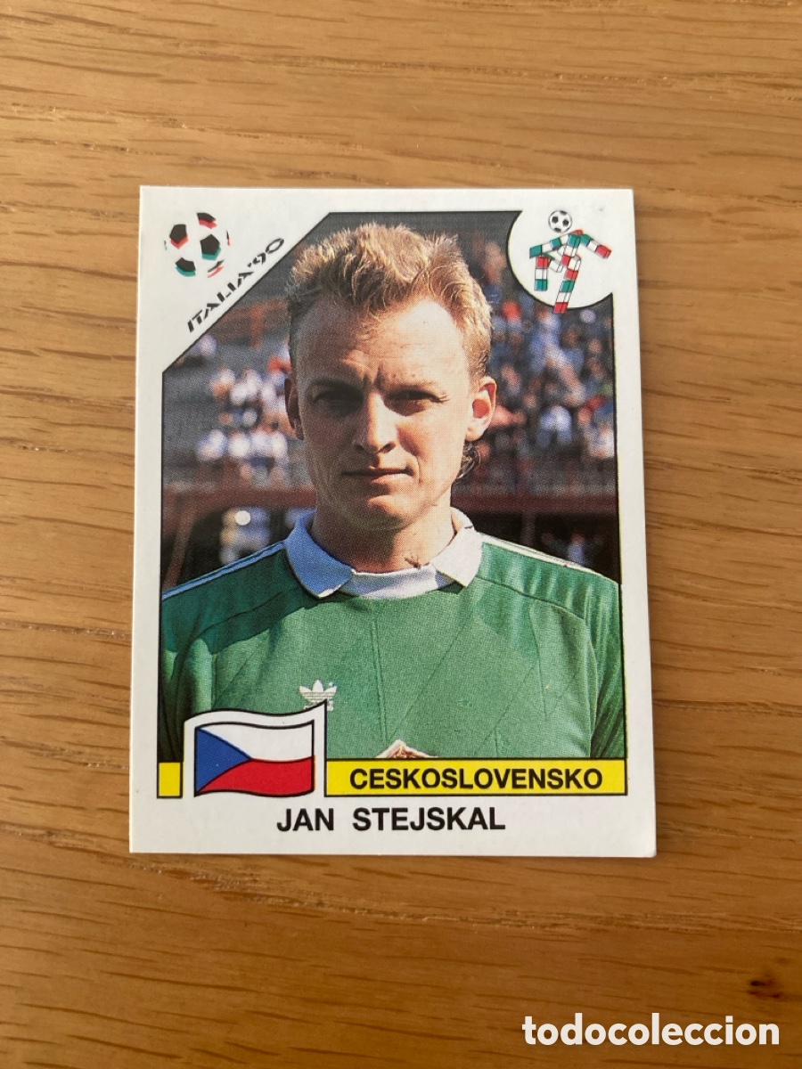 Cartes &agrave; collectionner de Football: Cromo panini mundial Italia 90 n&uacute;mero 77 Stejskal - Stickers album world cup Italy 1990