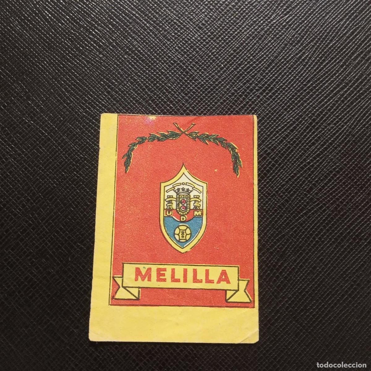 Cromos de F&uacute;tbol: ESCUDO MELILLA BRUGUERA 1950 1951 CROMO FUTBOL 50 51 LIGA - SIN PEGAR - A196 PG72