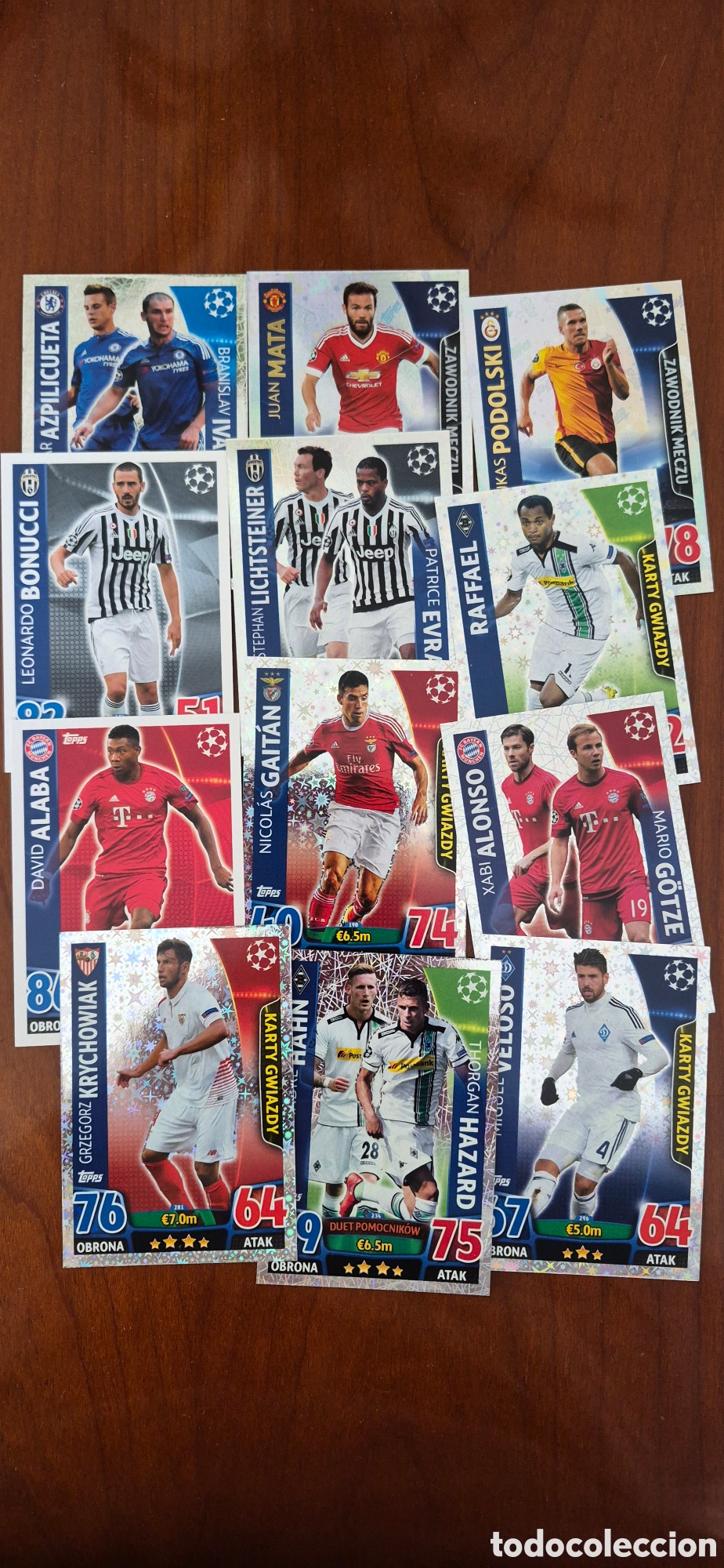 Cromos de Futebol: CROMOS MATCH ATTAX NUEVOS