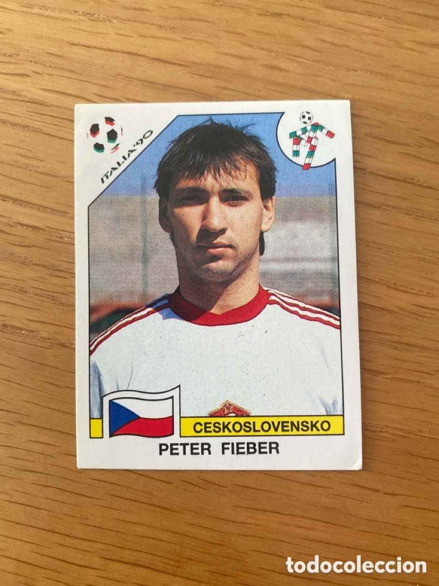 Cromos de F&uacute;tbol: Cromo panini mundial Italia 90 n&uacute;mero 85 Fieber - Stickers album world cup Italy 1990