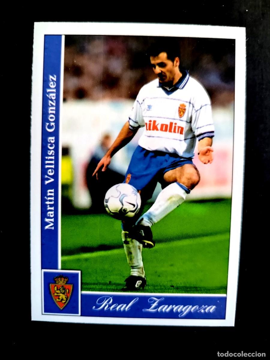 Figurine di Calcio: 354 MART&Iacute;N VELLISCA - REAL ZARAGOZA - MUNDICROMO 2002